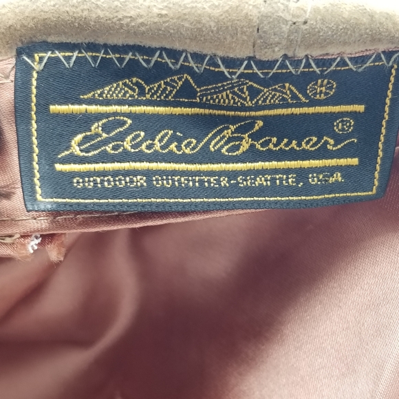 Eddie bauer suede newsboy cap in tan - Picture 4 of 10